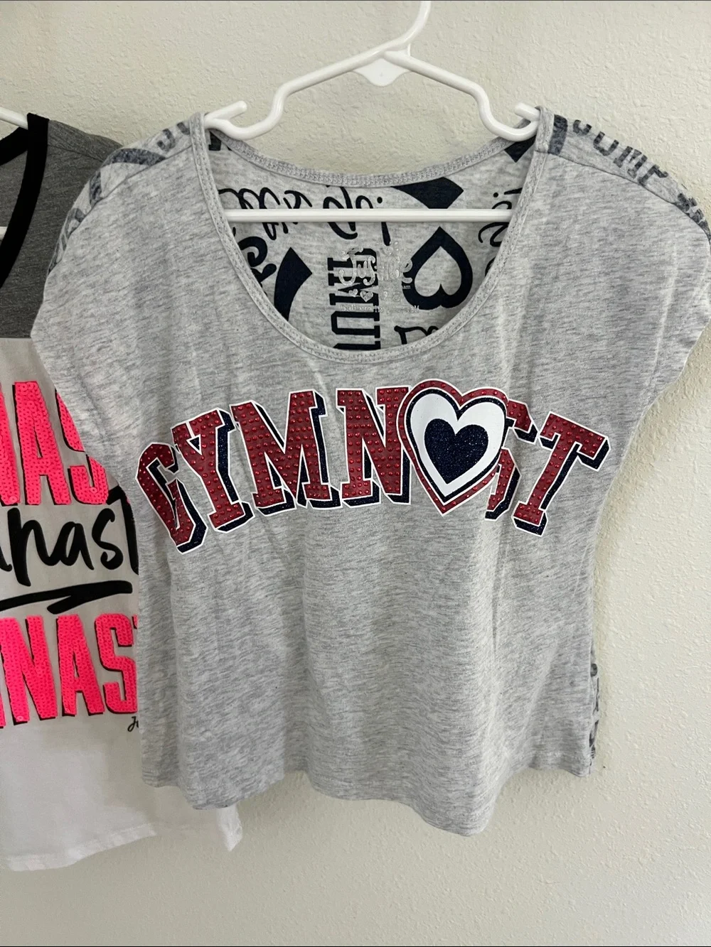 Justice Gymnast Bundle of 4 Shirts size 7/8